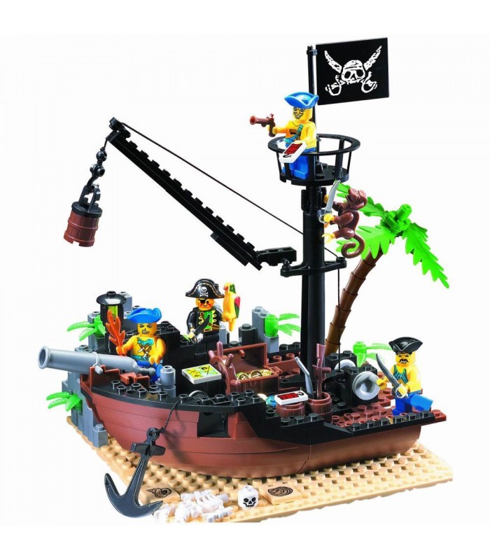 Конструктор Brick 306 Пиратский корабль (178 деталей)