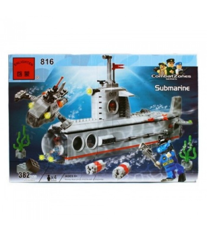 Конструктор Brick 816 Подводная лодка (382 детали)
