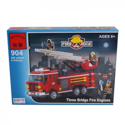 Конструктор Brick 904 Пожарная охрана (364 детали)