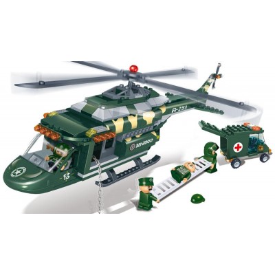 Конструктор Banbao 8253 Вертолет (263 детали)
