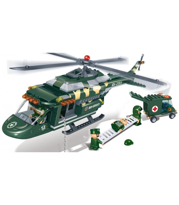 Конструктор Banbao 8253 Вертолет (263 детали)
