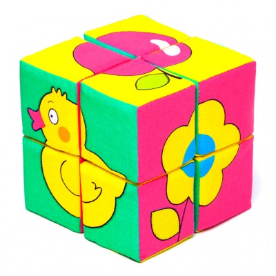 Кубики Собери картинку - предметы