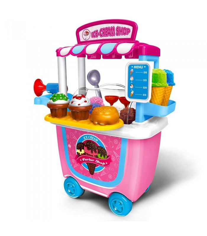 Игровой набор Bowa 8342 Супермаркет мороженого 36x22x40 см (31 предмет)